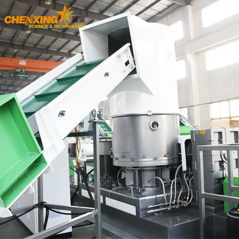Two-Stage Strand Cutting Compactor Pelletizing Line