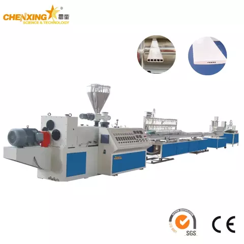 PVC Shutter Louvers & Plantation Window Profile Extrusion Line 