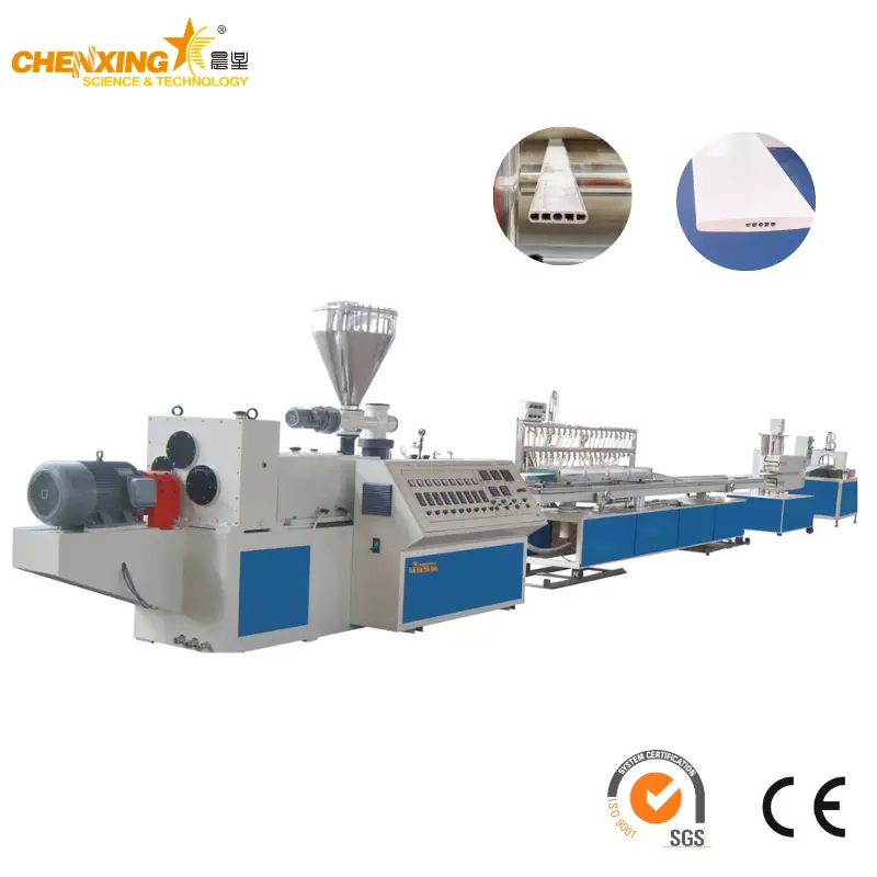 PVC Shutter Louvers & Plantation Window Profile Extrusion Line 