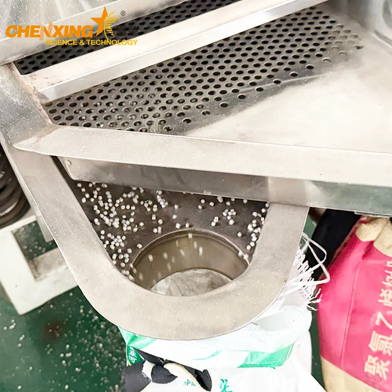 ZS Type Vibrating Screen — Stainless Steel Granule & Flake Separator for Pelletizing Lines