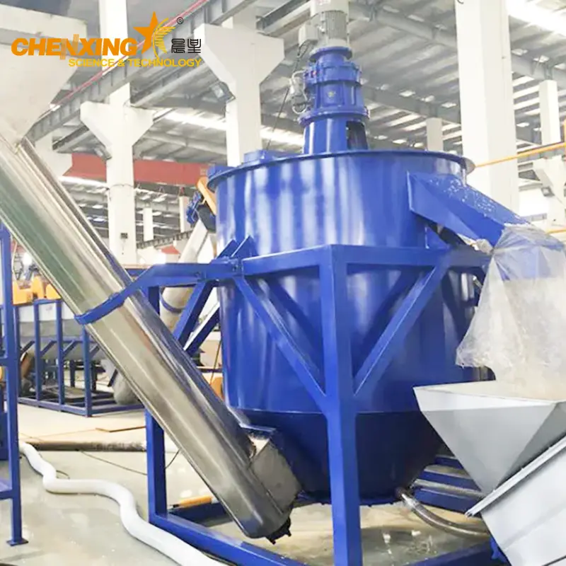 PET Bottle Washing Line | Waste Plastic Washing Line for Fibre Grade PET Flakes 300-3000 kg/h 