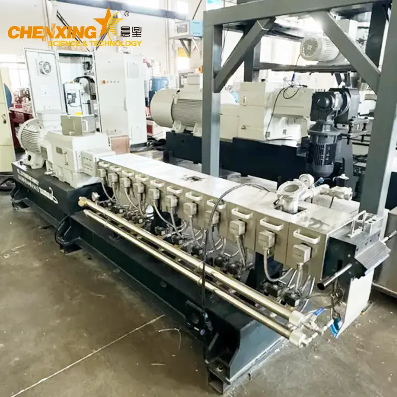 Parallel Co-Rotating Twin Screw Extruder — Modular Compounding & Masterbatch Machine