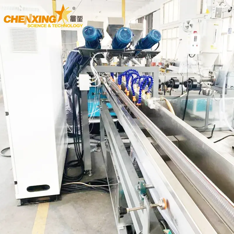 PVC Steel Wire Reinforced Hose Extruder Machine | Spiral Steel Wire Hose Production Line | Chenxing