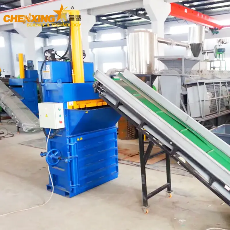 Waste Plastic Baling Machine | Vertical PET Bottle Baler 