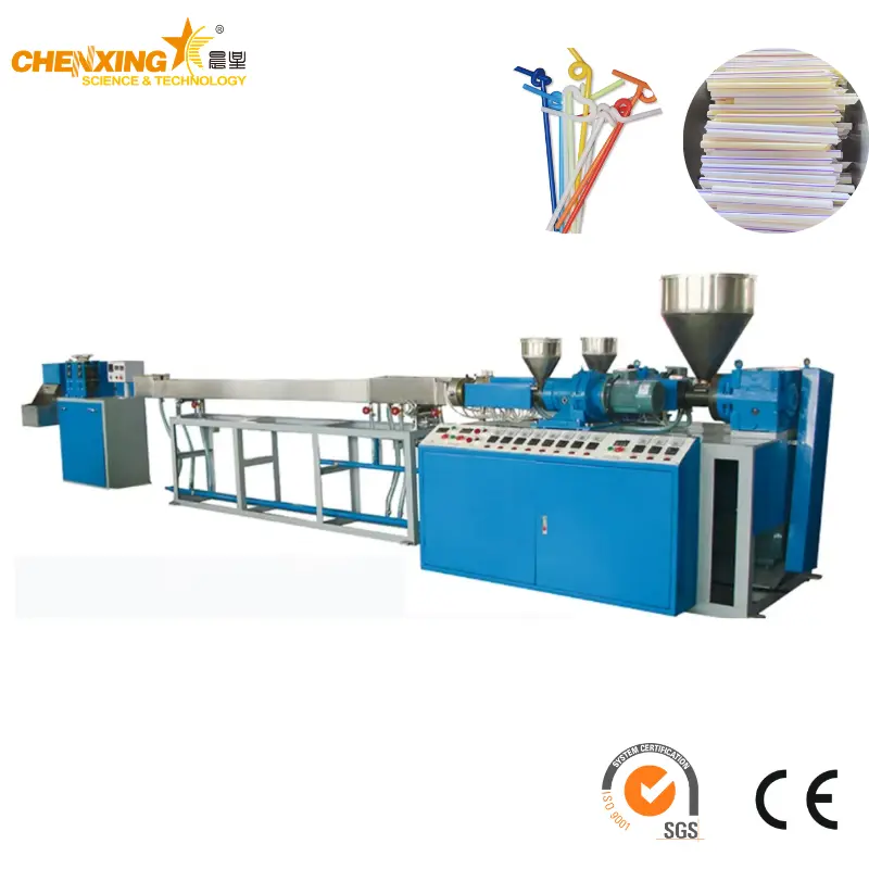 Two Three Color Lollipop Candy Stick Drinking Straw Machine