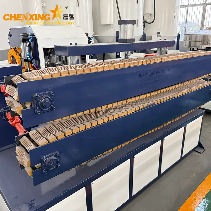 Fireproof Plastic PVC Faux Marble Stone Profile Extrusion Line | PVC Marble Profile Making Machine for Decoration | Chenxing