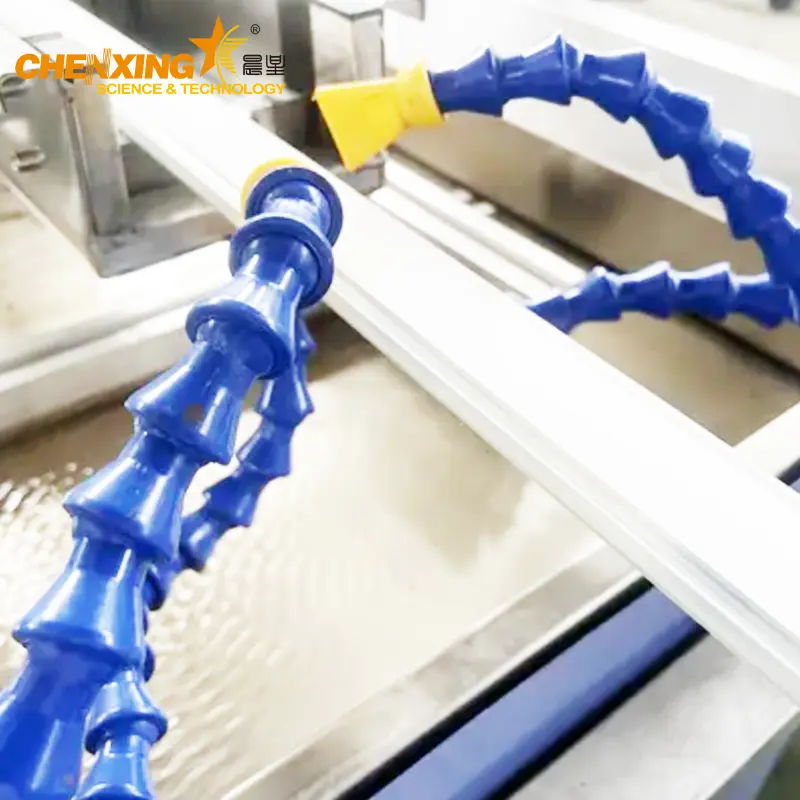 PVC Shelf Label Strip Extrusion Line — Transparent Price Tag Profile Production