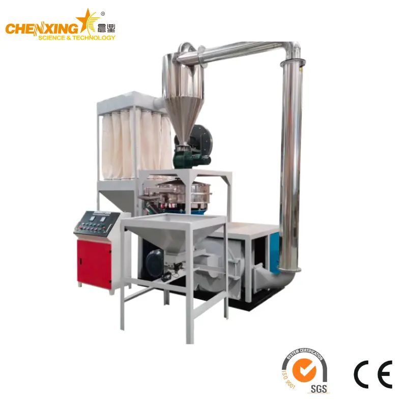SMP Series Knife Pulverizer for PVC Pipe & Profile Waste — 60-800 Kg/h