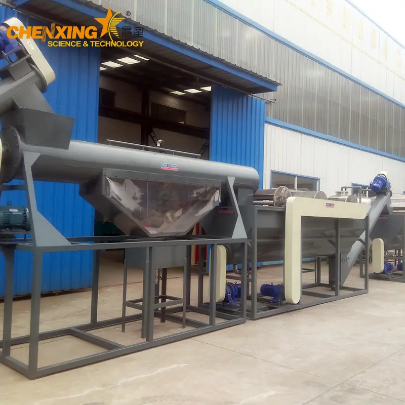 PET Bottle Flakes Washing and Recycling Line