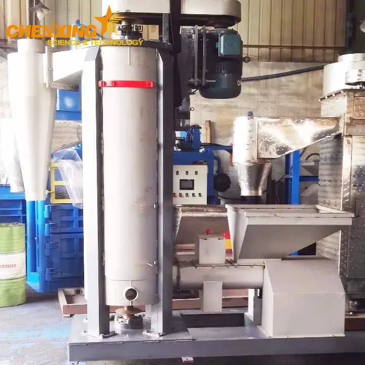 Vertical Centrifugal Dryer for PET Flakes & Plastic Recycling Line