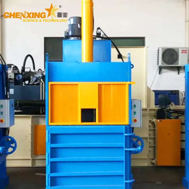 Waste Plastic Baling Machine | Vertical PET Bottle Baler 