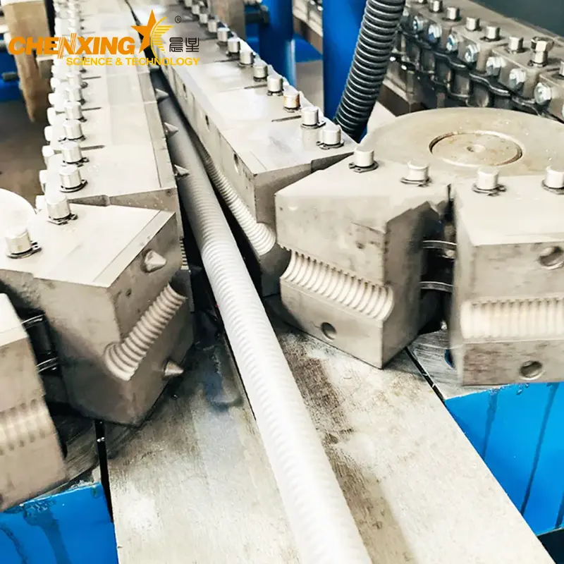 PP PE Shisha Hookah Hose Making Machine | Single Wall Corrugated Water Smoking Tube Extruder | Chenxing