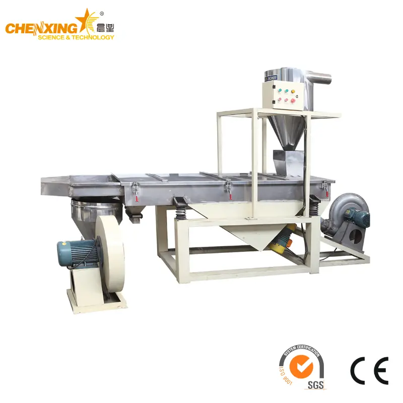 ZS Type Vibrating Screen — Stainless Steel Granule & Flake Separator for Pelletizing Lines