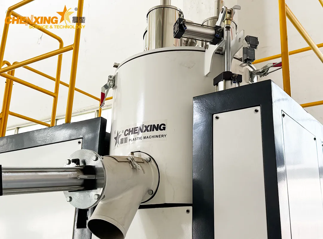 Plastic material mixing comparison vertical vs horizontal mixer system