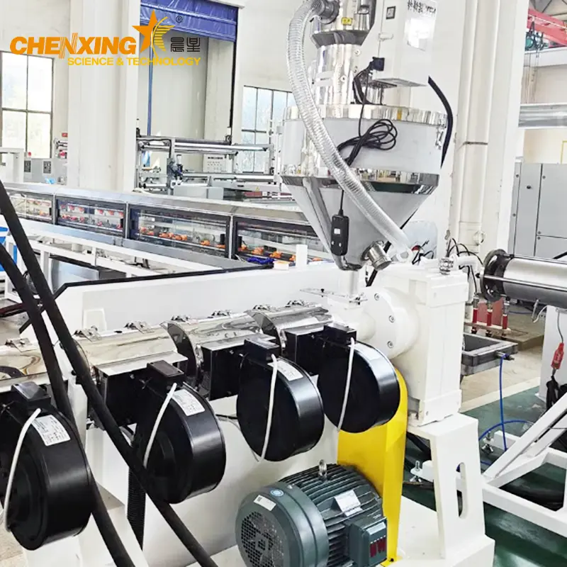 Square Mesh Net Pipe Extrusion Line | PE Mesh Tube Extrusion Line 