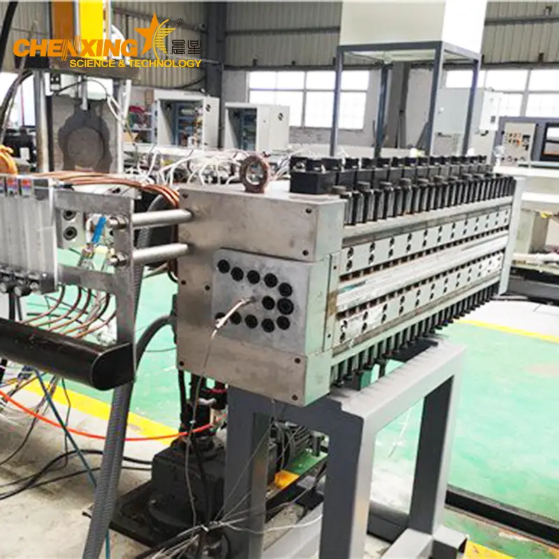 PP Hollow Construction Formwork Extrusion Line— CX Series Twin-Screw Co-Extrusion Line for Reusable Plastic Formwork Panels