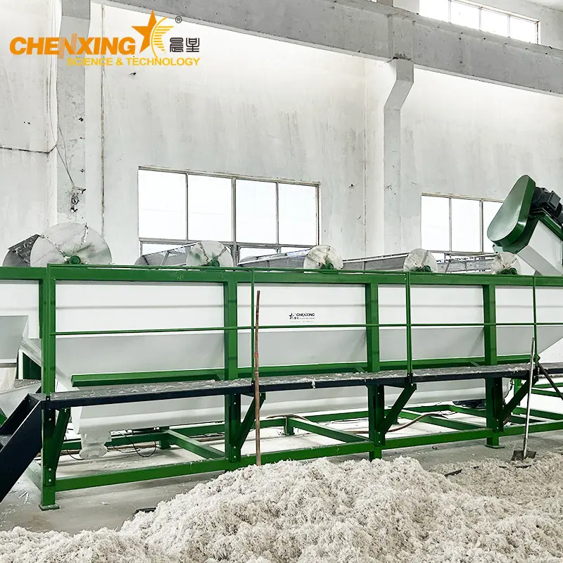 PE/PP Film / Woven Bag Washing and Recycling Line