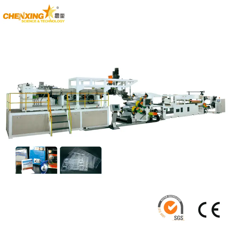 APET, PETG, CPET Sheet Extrusion Line — CX Series Plastic Sheet Production System