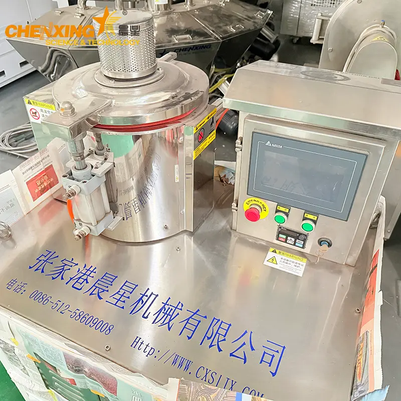 SHR-10A 10L High Speed Laboratory Powder Mixer — PVC Plastic Lab Mixing Machine