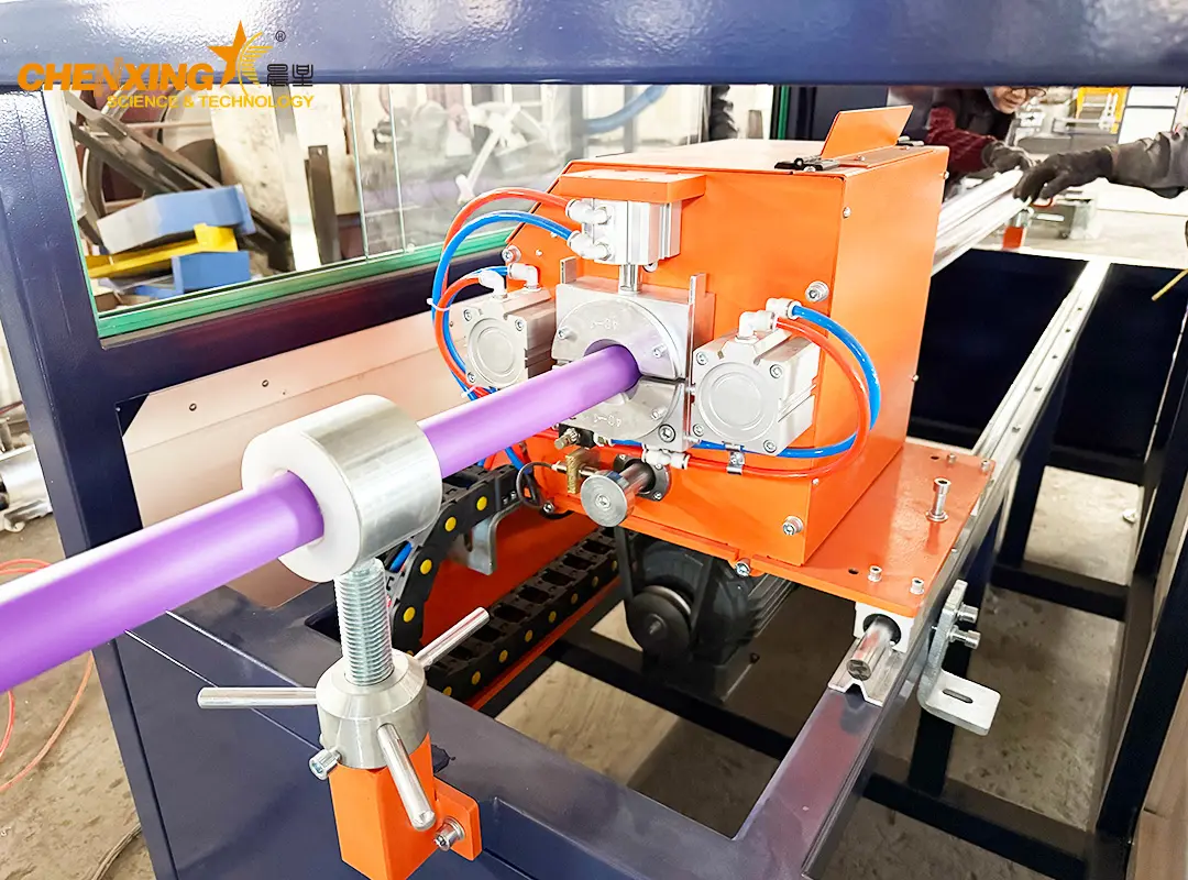 Automatic PVC pipe cutter machine
