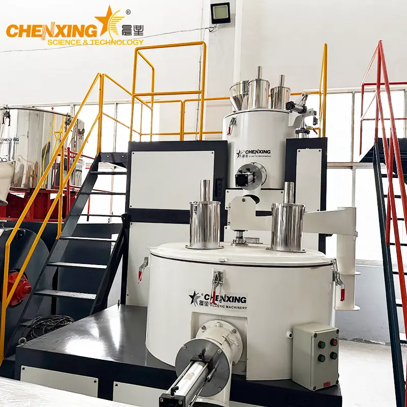  Hot And Cold Mixer for PVC Resin | SRL-Z Vertical PVC Mixing Unit High Speed Mixer And Cooling Mixer | Chenxing