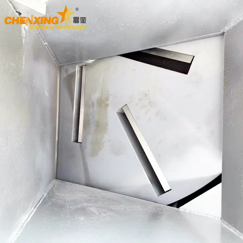 Horizontal Cutterless HDPE Pipe Crusher | 800mm Large Diameter Pipe Granulator | Chenxing