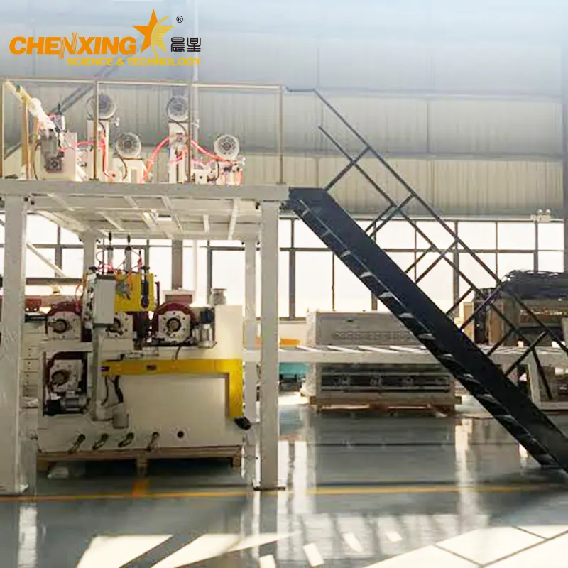SPC Four-Roll Plastic Floor Production Line — CX Series Stone Plastic Composite Flooring Extrusion System