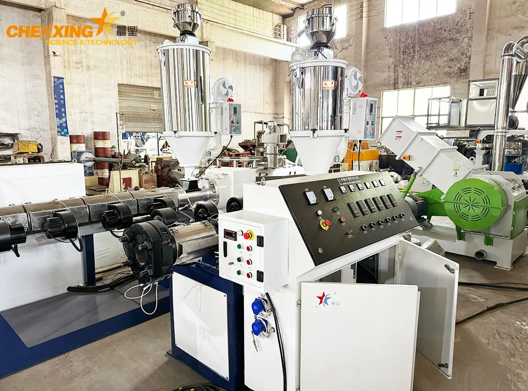 Complete PVC pipe extrusion line equipment