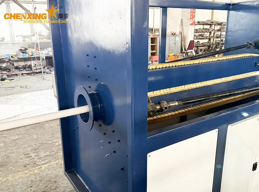4.UPVC pipe cooling and calibration system