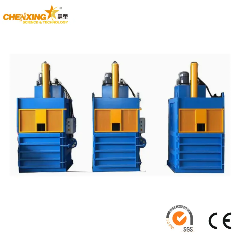 Waste Plastic Baling Machine | Vertical PET Bottle Baler 