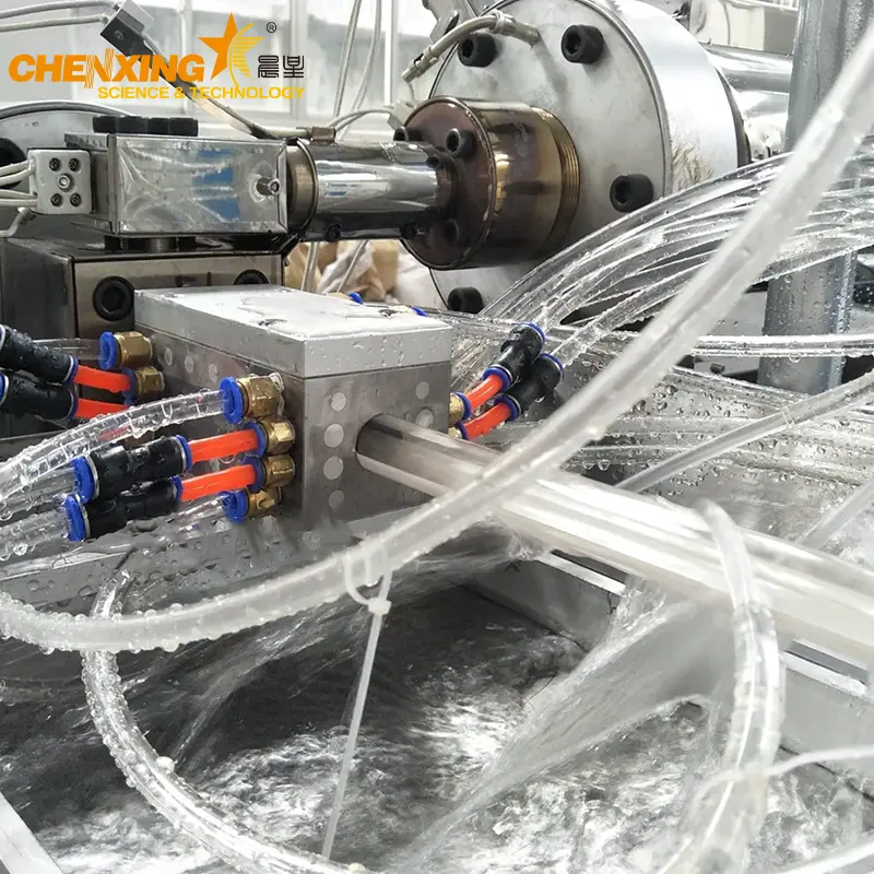 Double Color PC Lamp Light LED Tube Line | PC Cover Profile Production Machine 