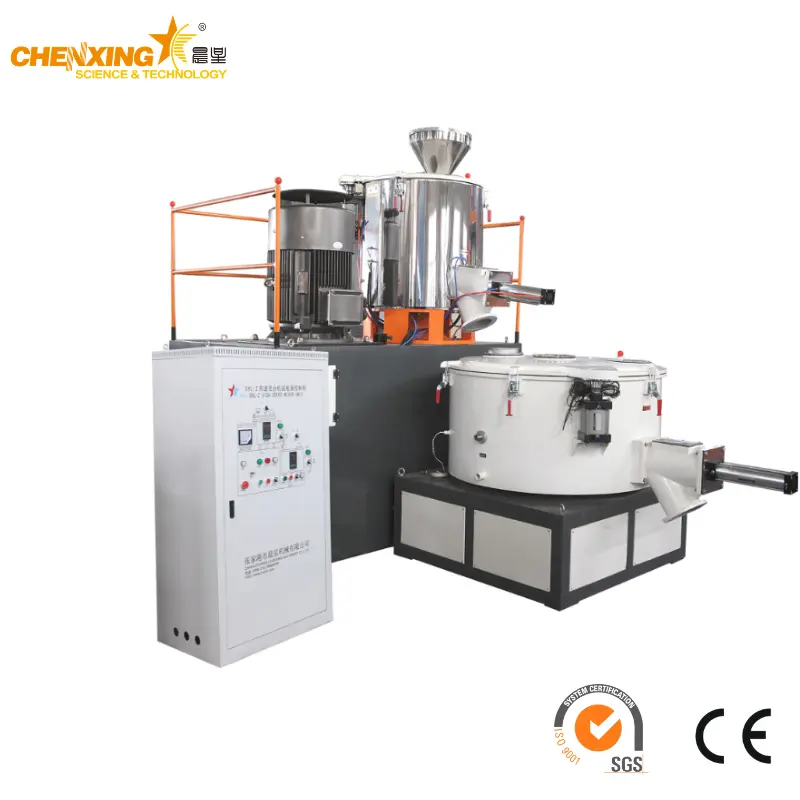  Hot And Cold Mixer for PVC Resin | SRL-Z Vertical PVC Mixing Unit High Speed Mixer And Cooling Mixer | Chenxing