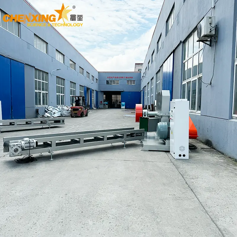 High Efficiency Heavy Duty Pipe Granulator | 800mm HDPE PP PE Pipe Crusher | Chenxing