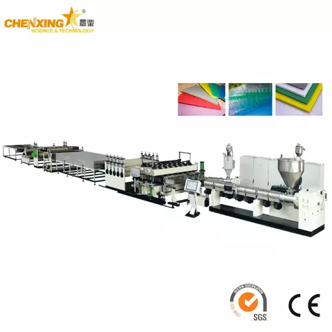 PP/PE Hollow Grid Board Extrusion Line — CX Series Twin-Wall Corrugated Plastic Sheet Production System