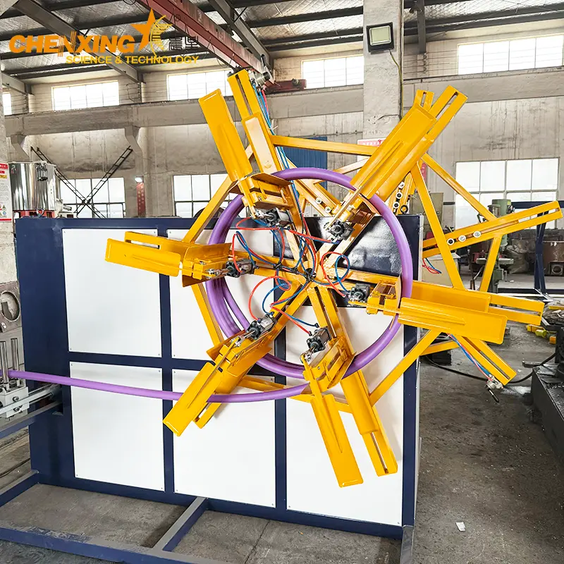 SPS Series Pipe Coiler — Automatic Single/Double Station Hose Winding Machine for Extrusion Lines