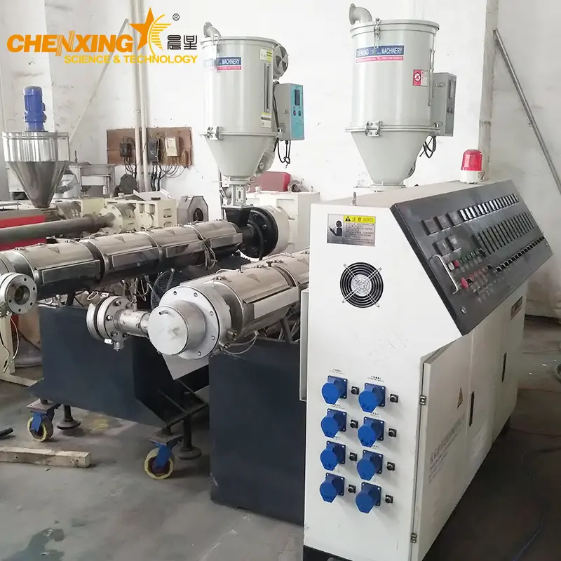 BW-IV-A air-cooled mold cooling section &mdash; no water bath required &mdash; forming corrugated outer wall with smooth inner wall in single continuous operation for 600mm drainage pipe